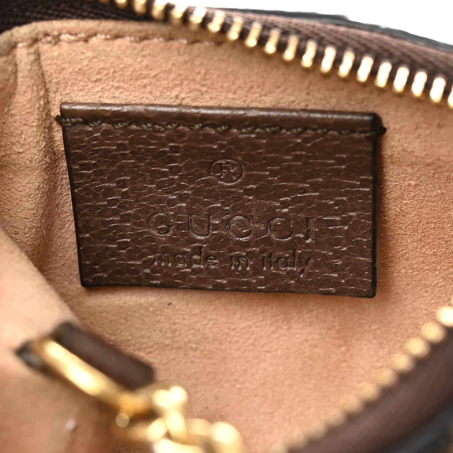 Gucci GG Supreme Monogram Web Ophidia Key Case Beige New Acero 6 of 7