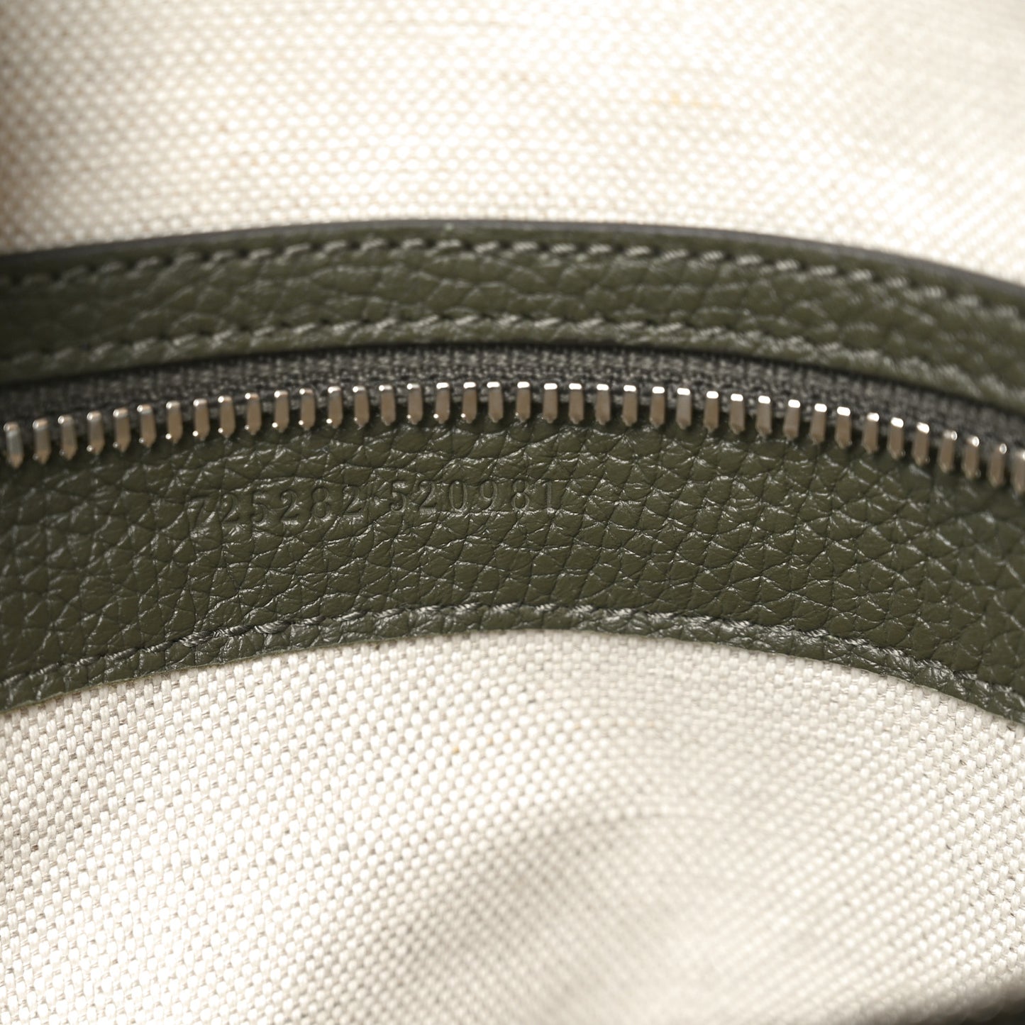 Piuma Calfskin Jumbo GG Embossed Large Duffle Bag Dark Vintage Olive