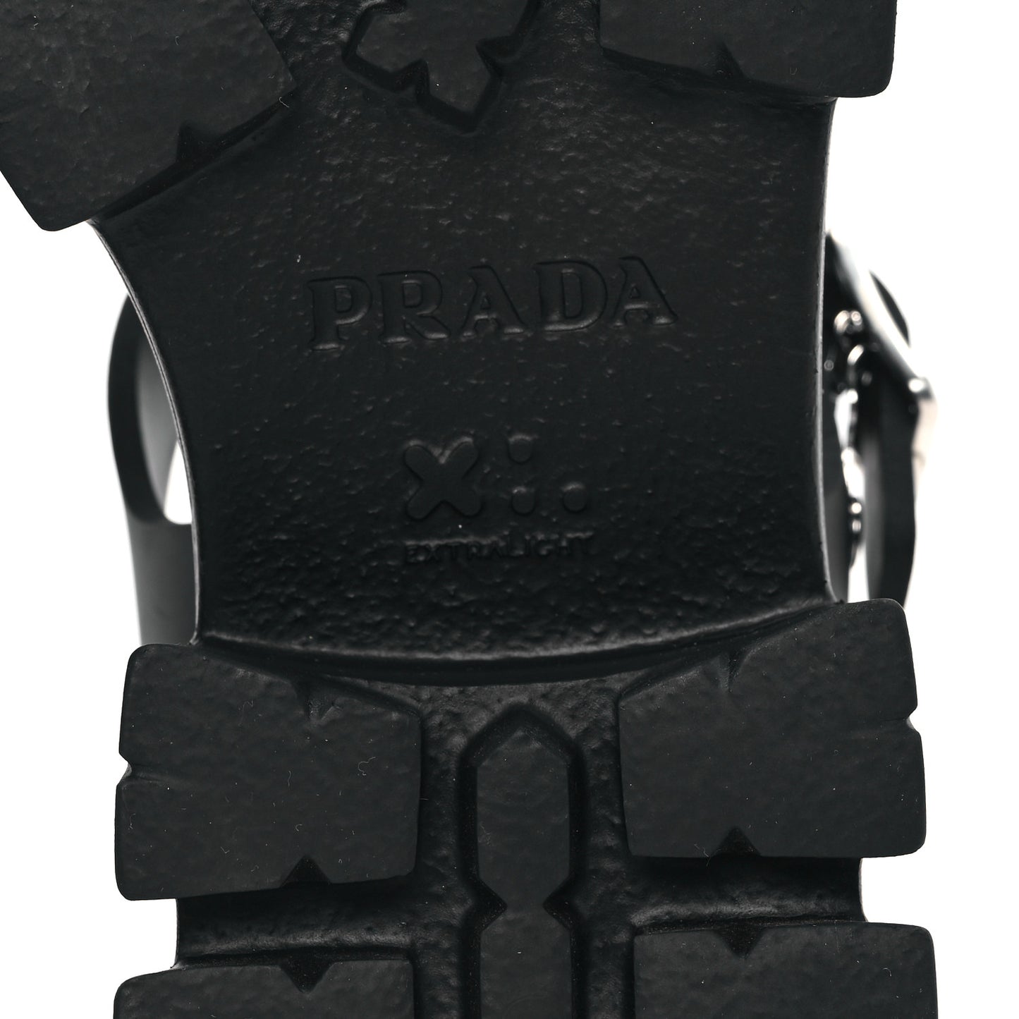 Foam Rubber Triangle Logo Monolith 55mm Cage Sandals 37 Black