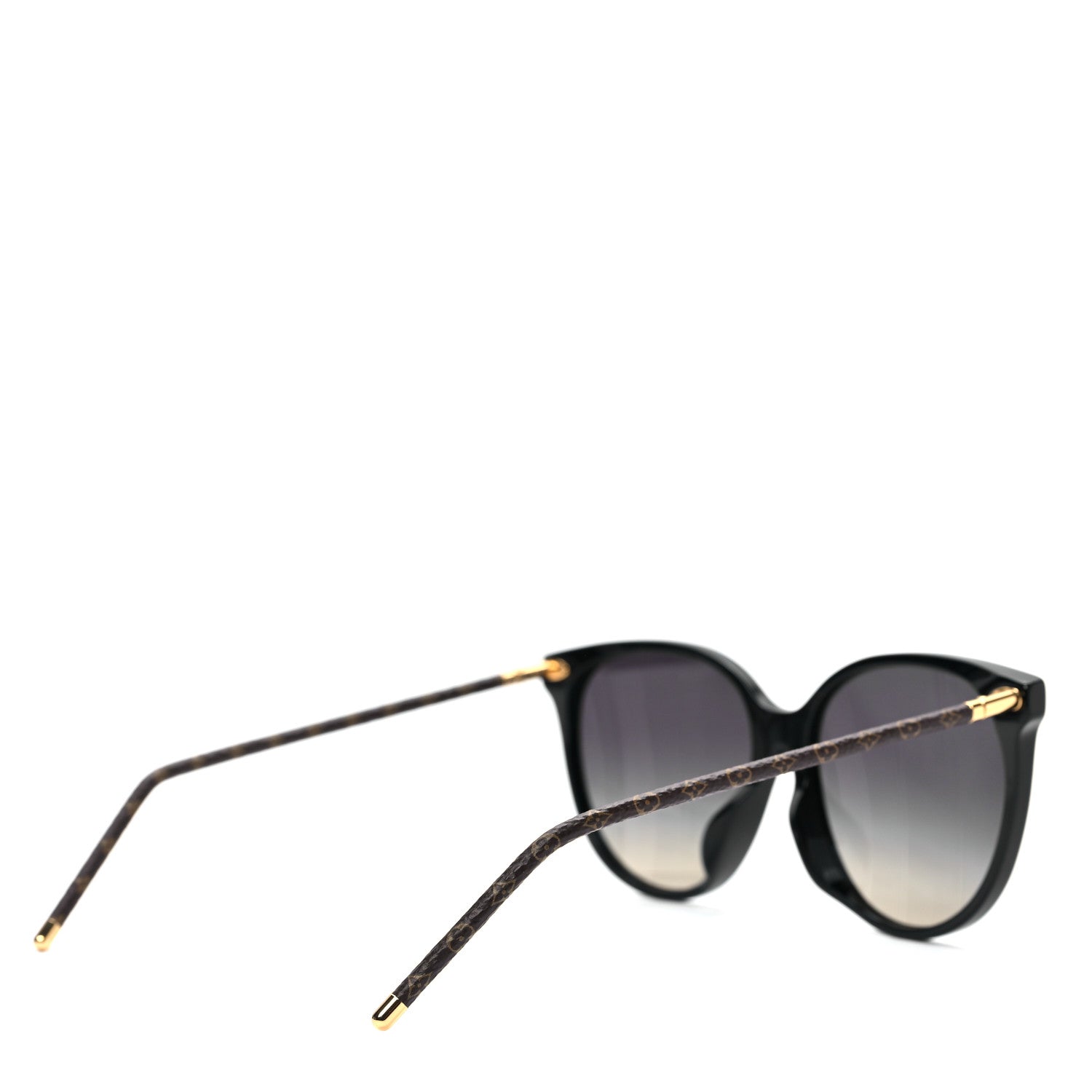 Louis Vuitton Monogram Acetate Charlotte Sunglasses Z0781E Black 4 of 5