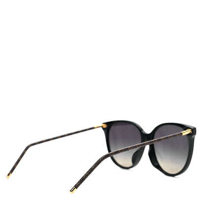Louis Vuitton Monogram Acetate Charlotte Sunglasses Z0781E Black 4 of 5