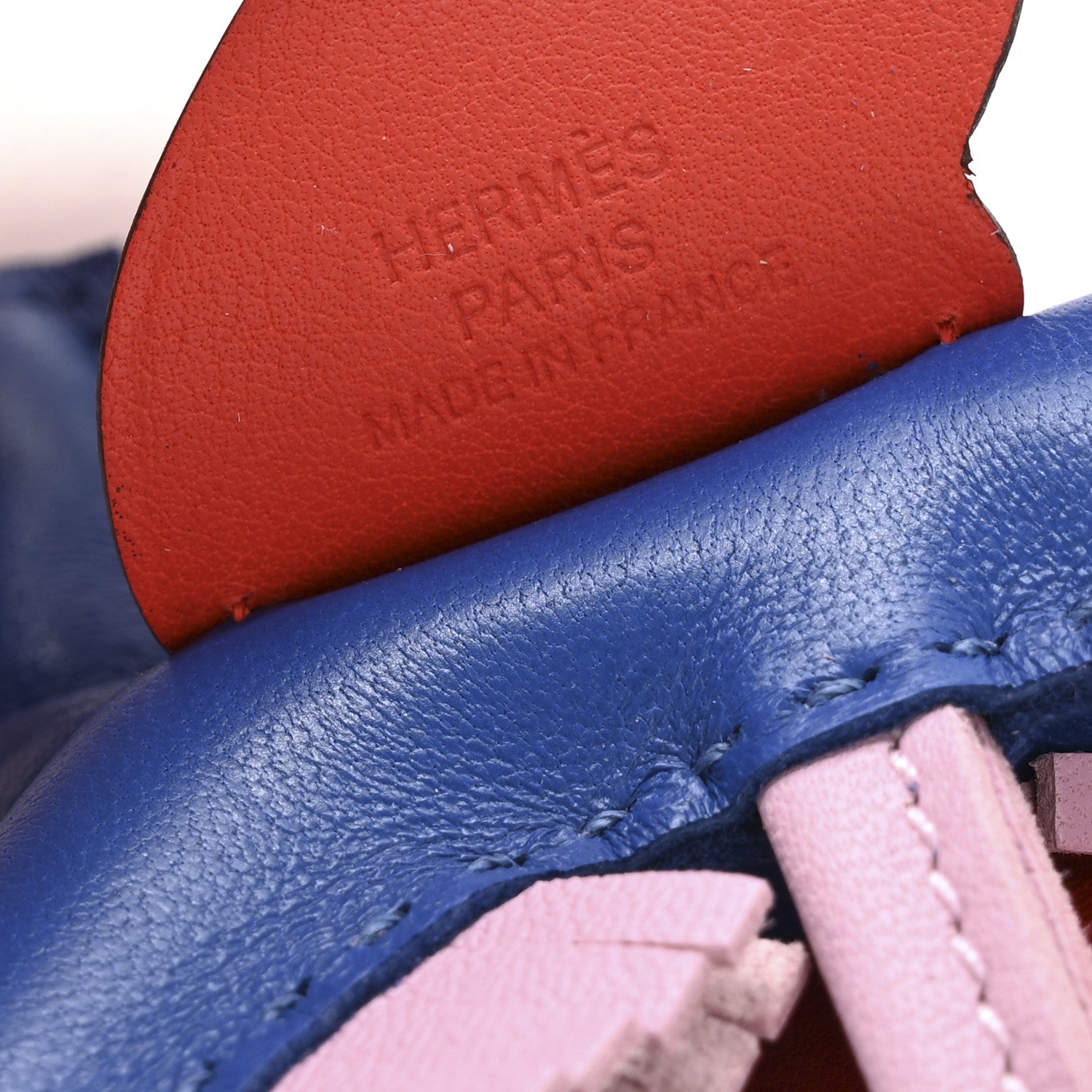Hermes Milo Lambskin Grigri Rodeo Pegase Horse Bag Charm PM Bleu France Mauve Sylvestre Capucine 3 of 6