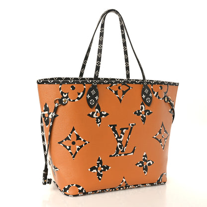 Louis Vuitton Monogram Giant Jungle Neverfull MM Ivory 3 of 10