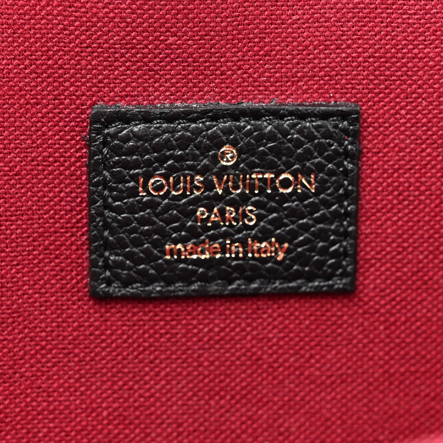 Louis Vuitton Empreinte Monogram Giant Felicie Pochette Black Beige 6 of 10