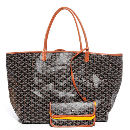 Goyard Goyardine Saint Louis GM Black Gold 5 of 9