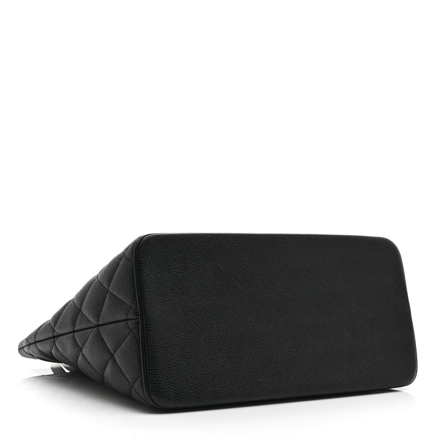 Caviar Quilted Medallion Tote Black
