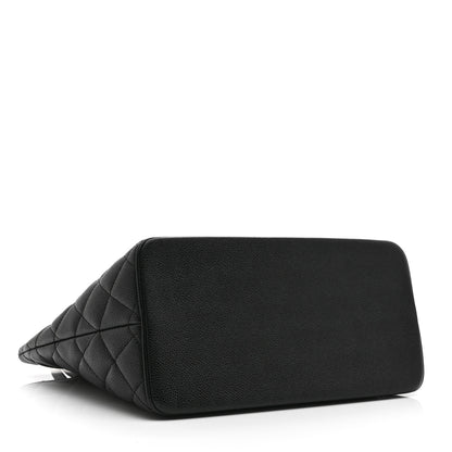 Chanel Caviar Quilted Medallion Tote Black 4 of 10