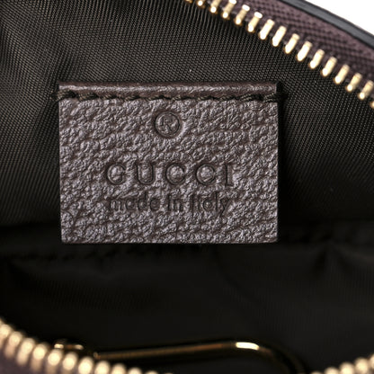 Gucci GG Supreme Monogram Web Ophidia Dome Key Pouch Beige New Acero 5 of 8