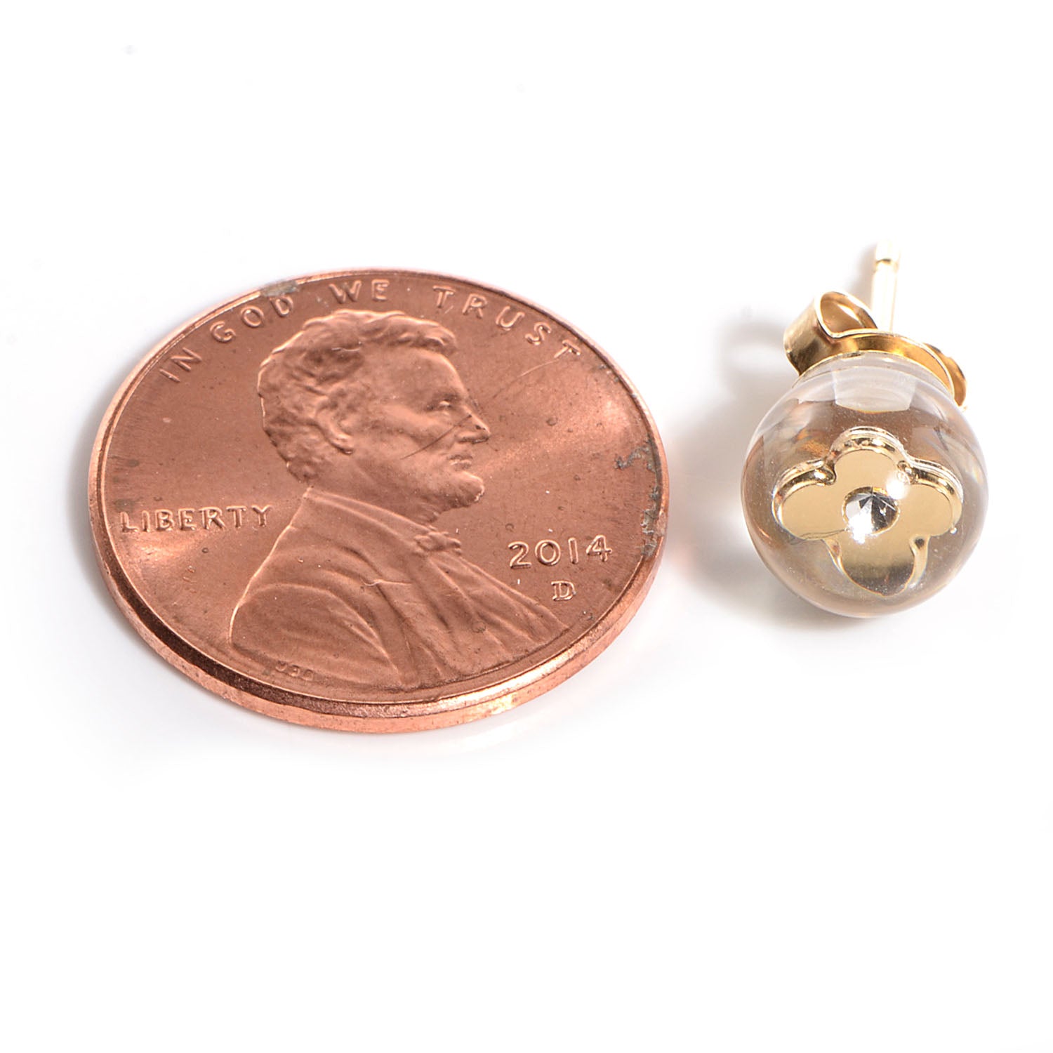 Louis Vuitton Inclusion Stud Earrings Transparent 2 of 3
