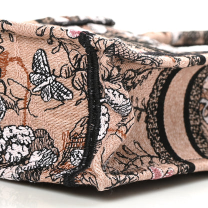 Christian Dior Canvas Jardin Magique Embroidered Mini Book Tote Phone Bag Powder Pink 9 of 9