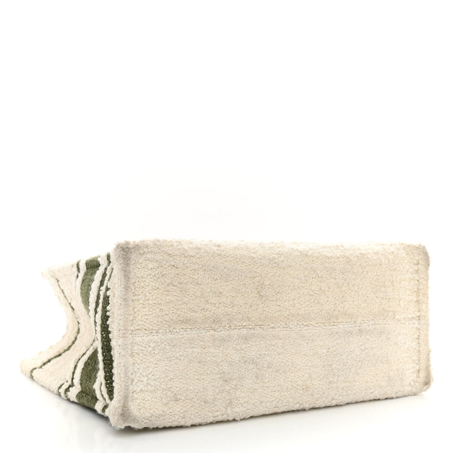 Stripe Triomphe Large Cabas Thais Khaki Tan