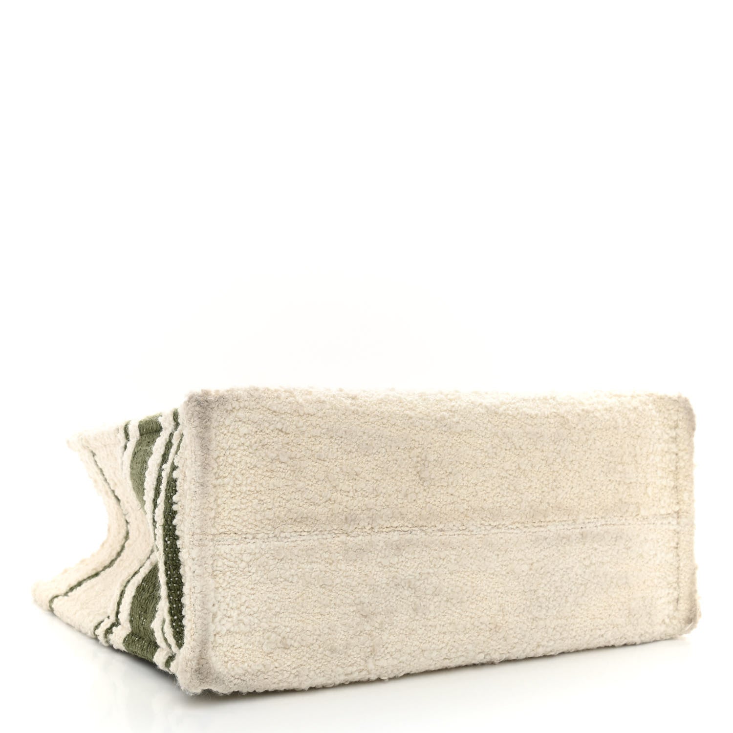 Celine Stripe Triomphe Large Cabas Thais Khaki Tan 4 of 7
