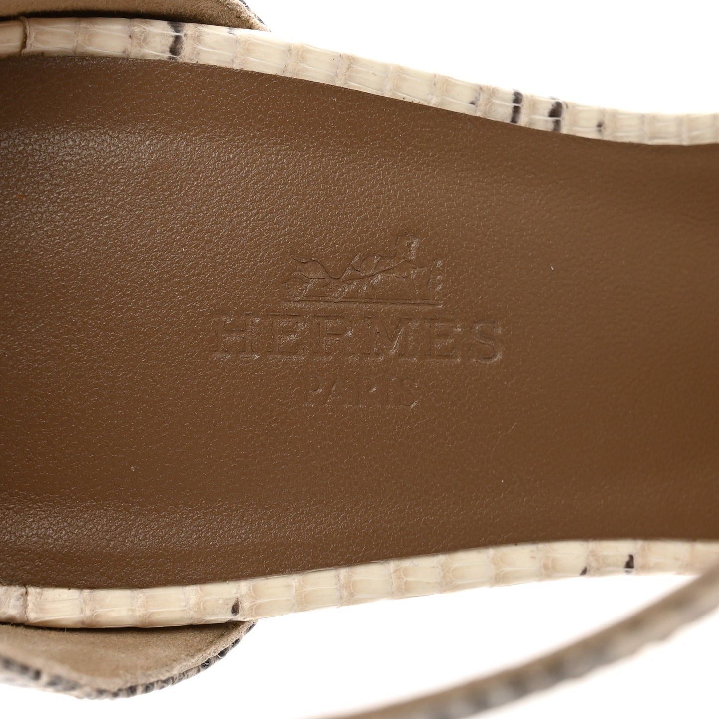 Lizard Legend Wedge Sandals 38 Ombre