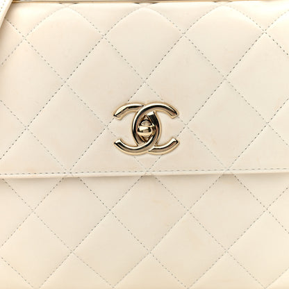 Chanel Lambskin Quilted Small Trendy CC Dual Handle Flap Bag White 8 of 14
