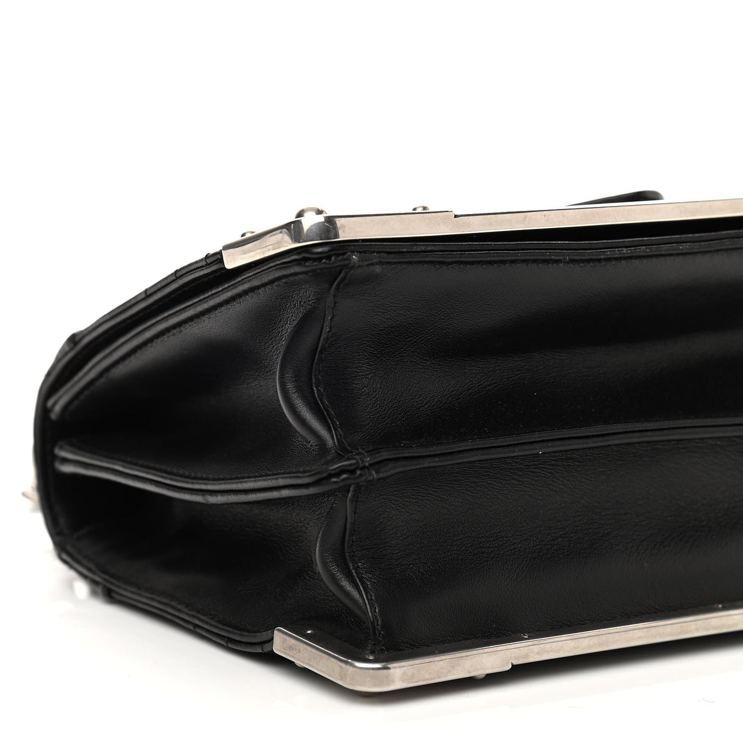 City Calfskin Saffiano Cahier Bag Black