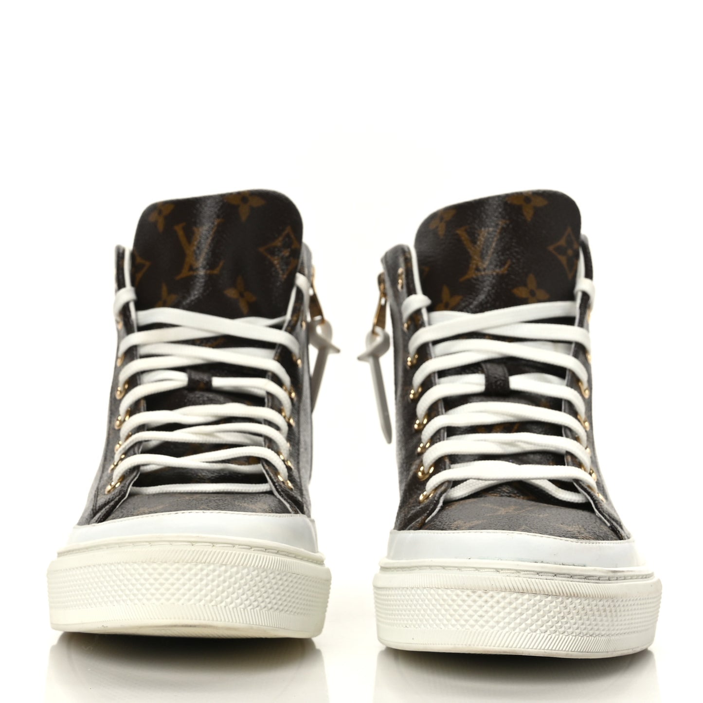 Patent Monogram Stellar Sneaker Boots 42