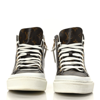 Louis Vuitton Patent Monogram Stellar Sneaker Boots 42 2 of 7