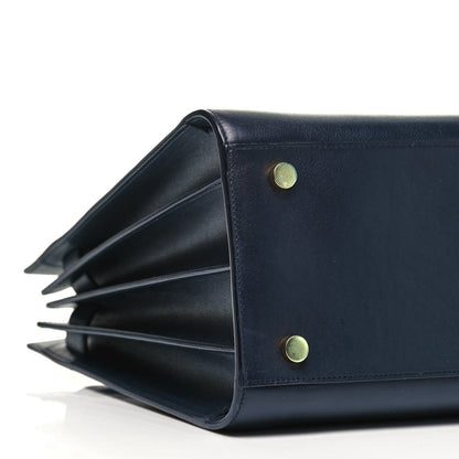 Saint Laurent Calfskin Small Sac De Jour Navy 5 of 9