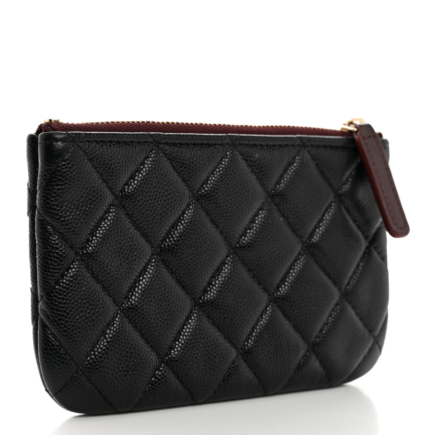 Chanel Caviar Quilted Small Cosmetic Case Black 3 of 7