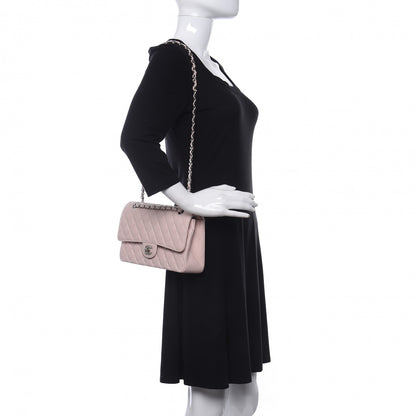 Chanel Caviar Quilted Medium Double Flap Light Pink 2 of 11