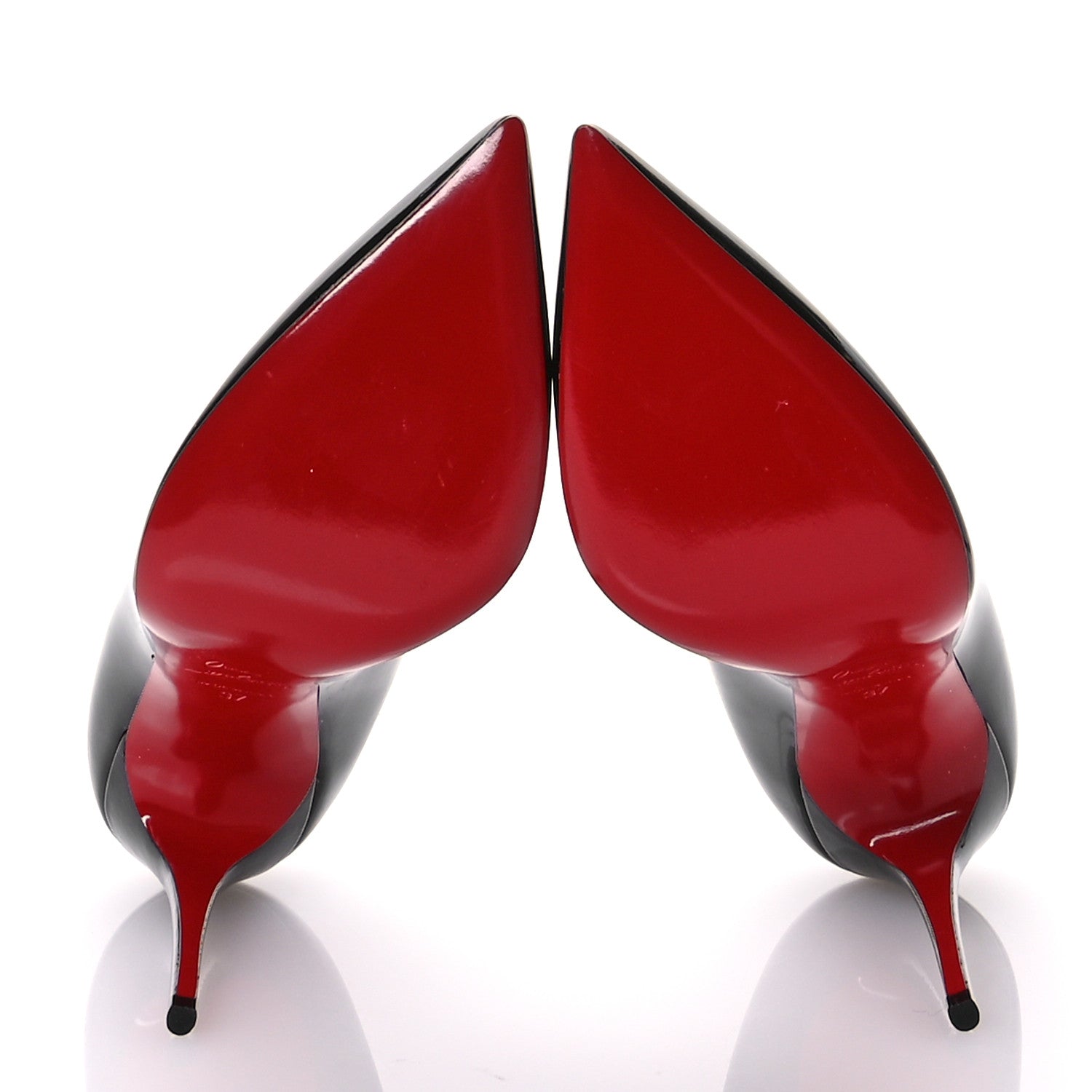 Christian Louboutin Patent Pigalle Follies 100 Pumps 37 Black 5 of 10