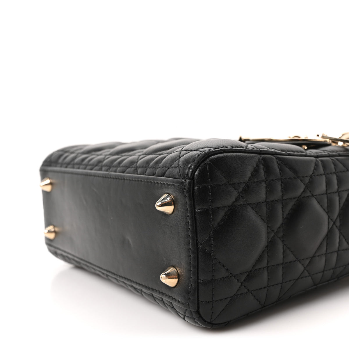 Lambskin Cannage Small My ABCDior Lady Dior Black