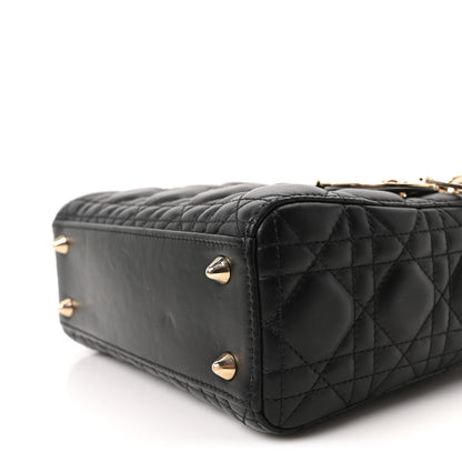 Christian Dior Lambskin Cannage Small My ABCDior Lady Dior Black 10 of 10