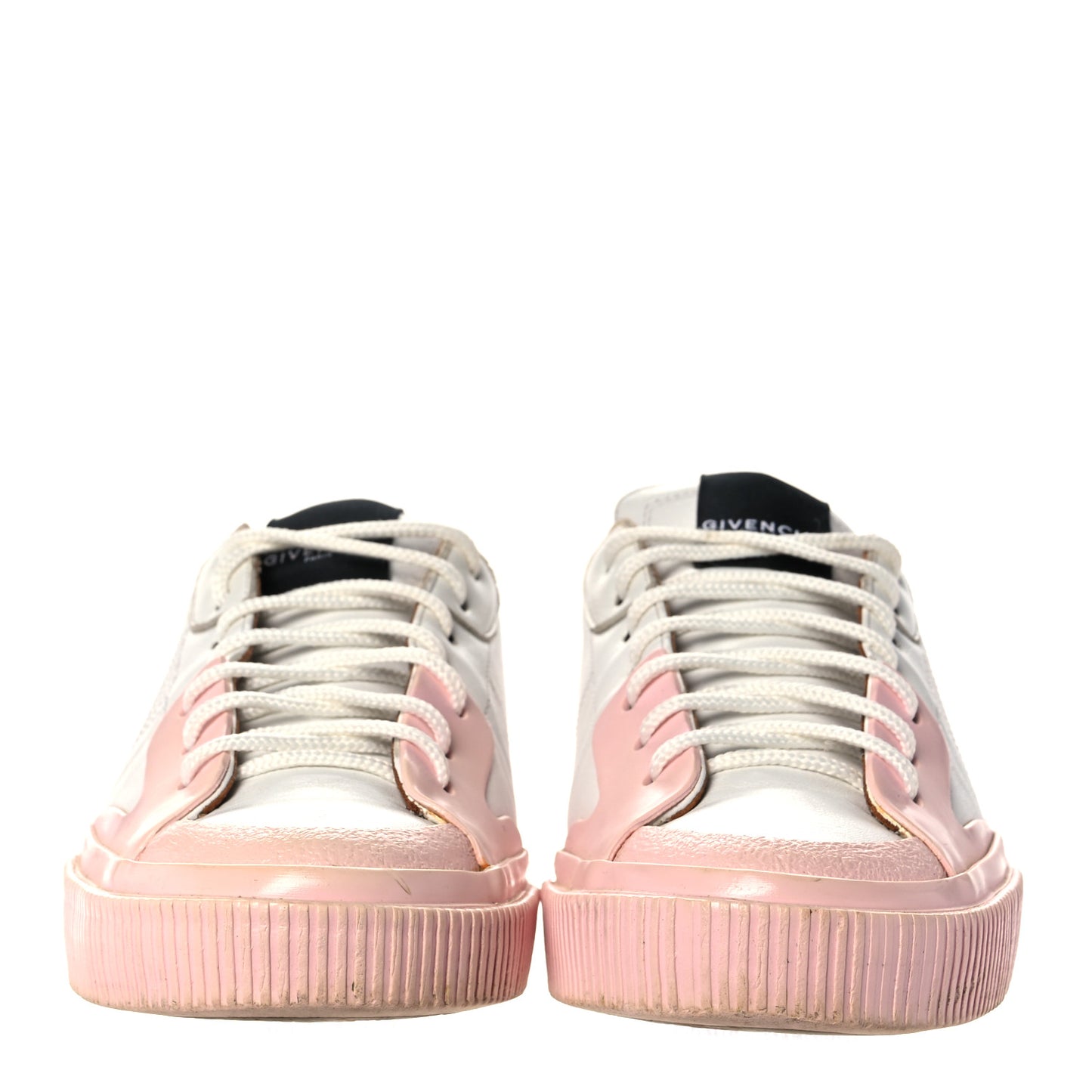 Canvas Logo Tennis Light Low Top Sneakers 37 White Pink