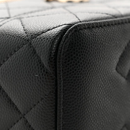 Chanel Caviar Quilted Trendy Handle Mini Vanity Black 11 of 12