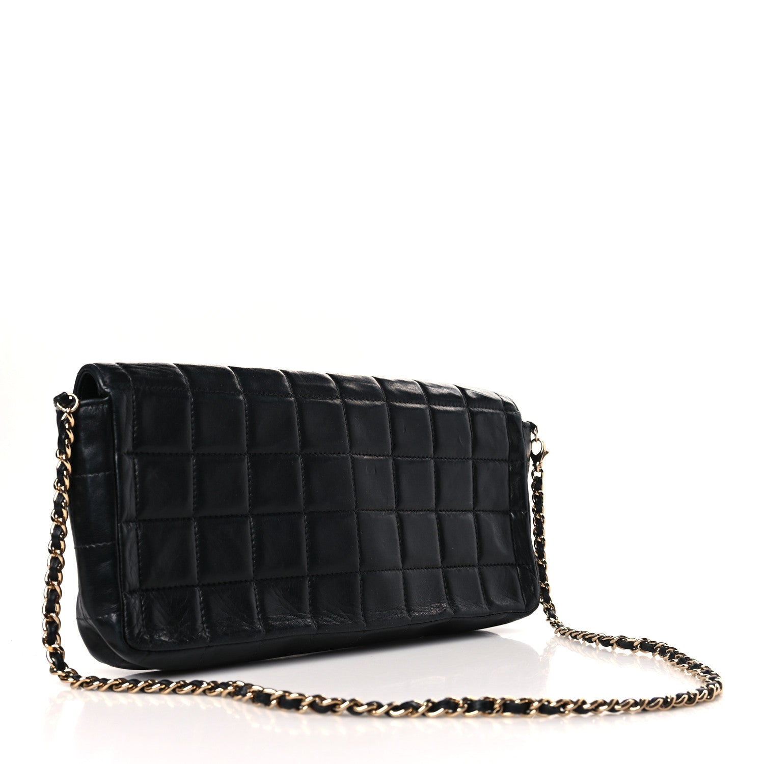 Chanel Lambskin East West Chocolate Bar Flap Black 3 of 11