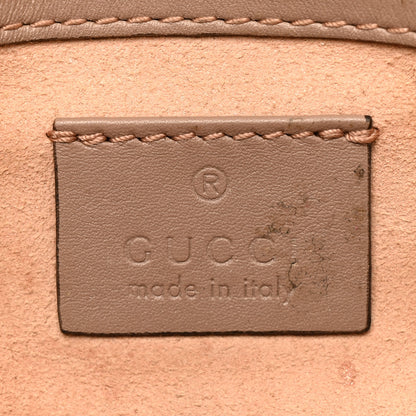 Gucci Calfskin Matelasse Super Mini GG Marmont Shoulder Bag Porcelain Rose 6 of 18
