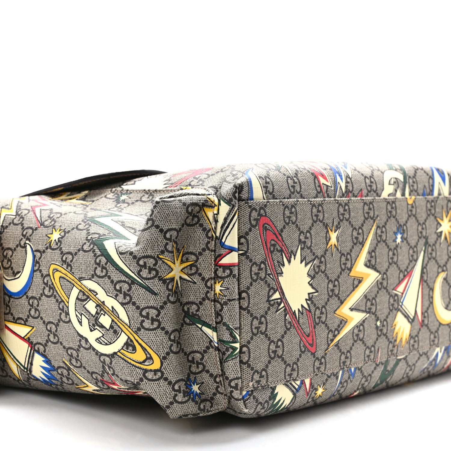 Gucci GG Supreme Monogram Space Diaper Bag Red 9 of 14