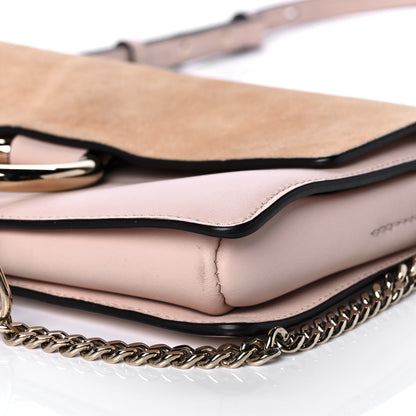 Chloe Suede Calfskin Small Faye Shoulder Bag Blushy Pink 9 of 11