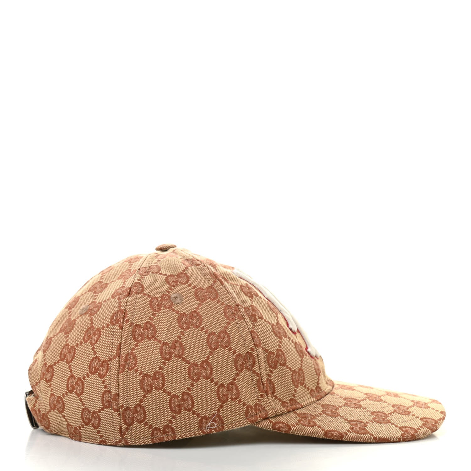 Gucci X MLB Monogram LA Dodgers Baseball Hat 57-61 Beige Ruggine 4 of 9