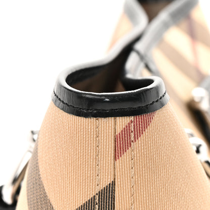 Burberry Nova Check Tote Black 17 of 18
