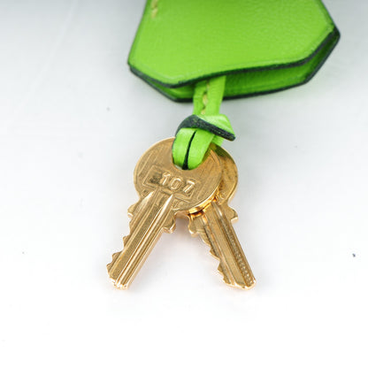 Hermes Veau Gulliver Kelly Retourne 32 Vert Cru 24 of 27