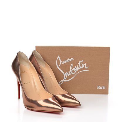 Christian Louboutin Metallic Patent Pigalle Follies 100 Pumps 41.5 Cappuccino 8 of 8