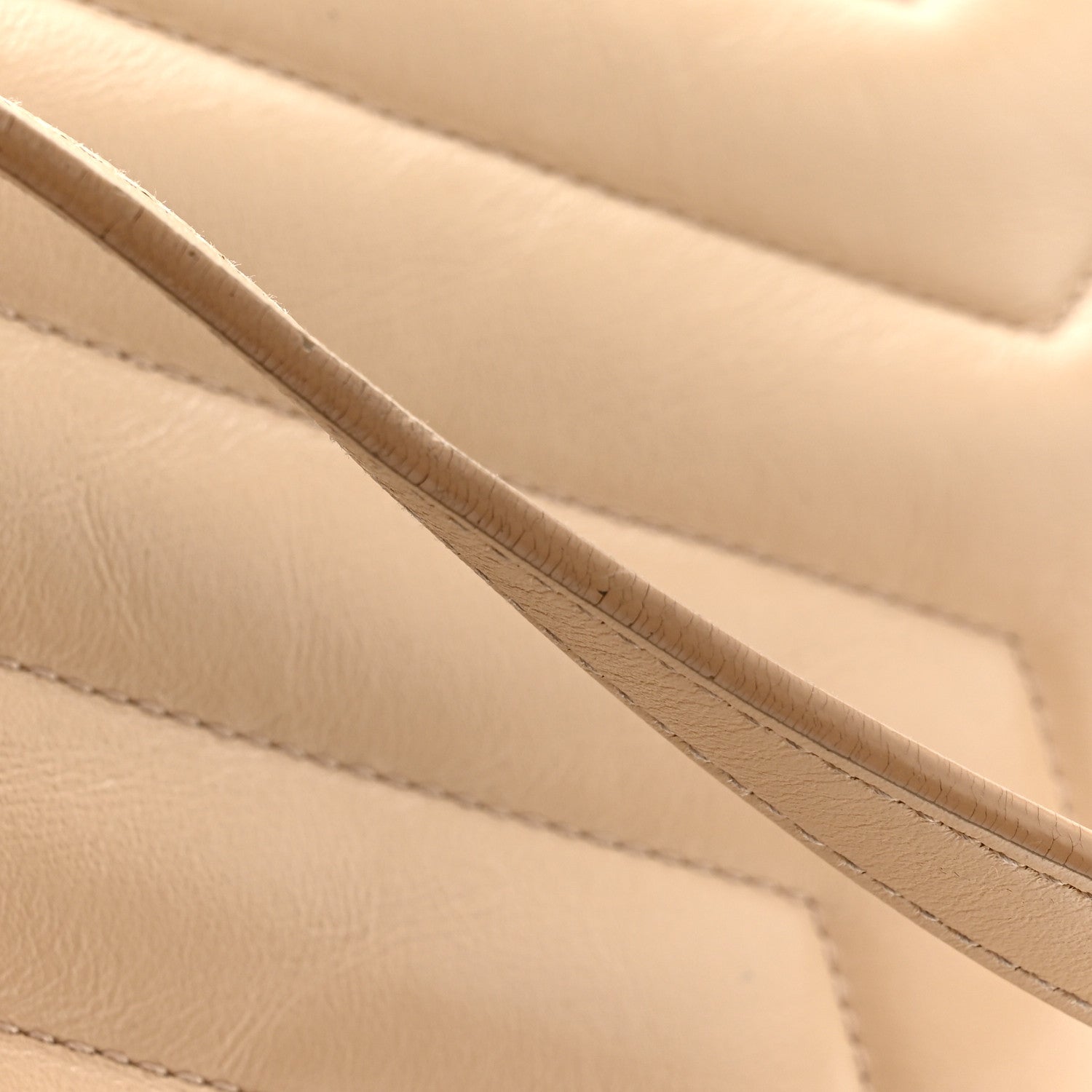 Saint Laurent Calfskin Y Quilted Monogram Large Loulou Shopper Nude Powder 11 of 16