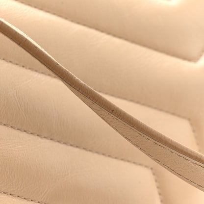 Saint Laurent Calfskin Y Quilted Monogram Large Loulou Shopper Nude Powder 11 of 16