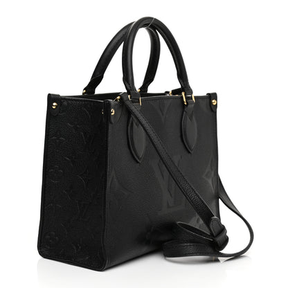 Louis Vuitton Empreinte Monogram Giant Onthego PM Black 4 of 13