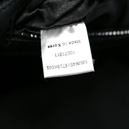 MCM Calfskin Medium Studded Backpack Black 6 of 13