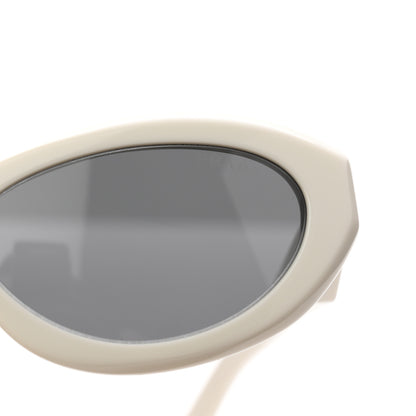 Prada Acetate Oval Sunglasses SPR 26Z Chalk White 7 of 8