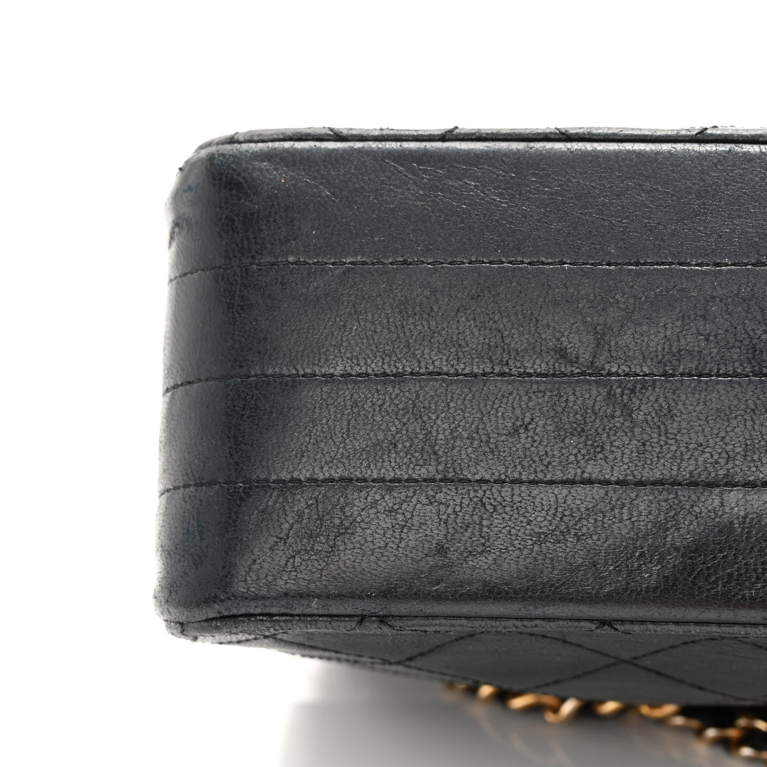 Chanel Lambskin Diamond Stitch Envelope Single Flap Black 18 of 23