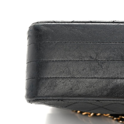 Chanel Lambskin Diamond Stitch Envelope Single Flap Black 18 of 23