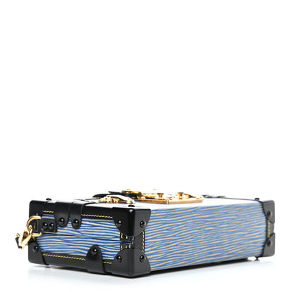 Louis Vuitton Epi Petite Malle Denim Light 3 of 5