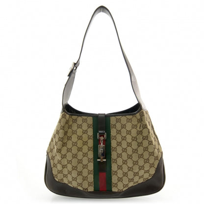 Gucci Monogram Web Jackie O Hobo 1 of 10