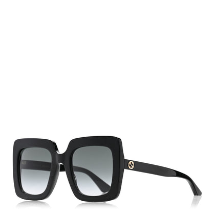 Gucci Acetate Oversize Sunglasses GG0328S Black 1 of 9