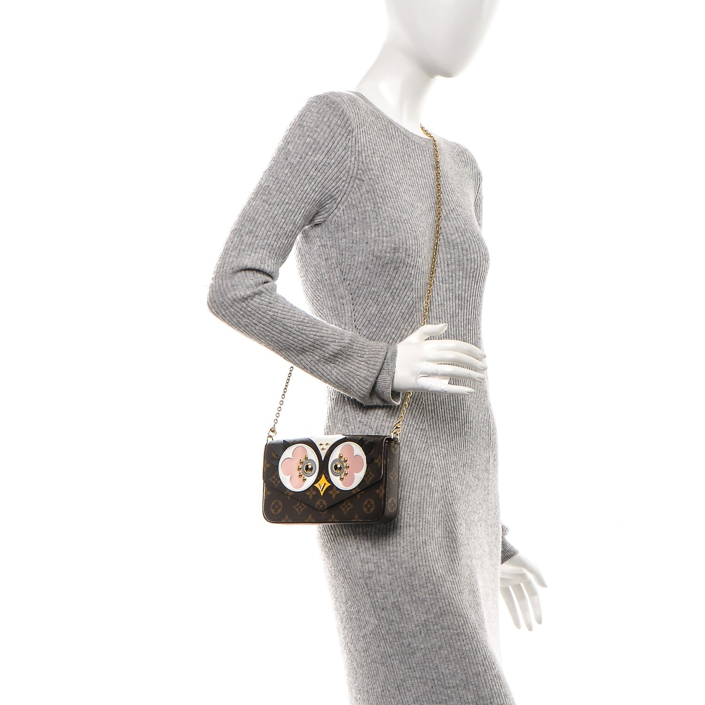 Monogram Lovely Birds Pochette Felicie Chain Wallet