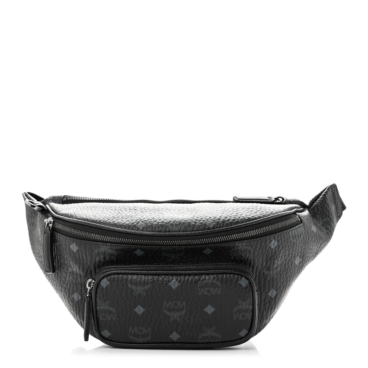 MCM Visetos Medium Belt Bag Black 1 of 10