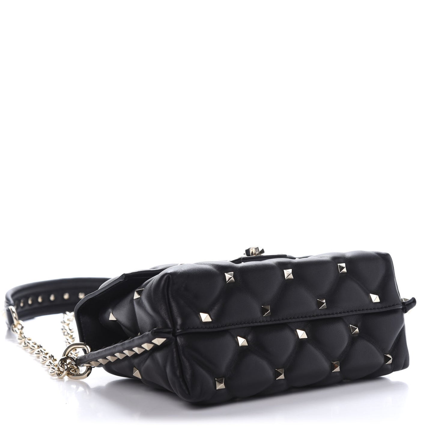 Nappa Small Candystud Crossbody Black